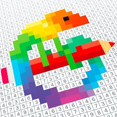 Pixel Art - Color by Number — MOD APK Все картинки разблокированы и без рекламы