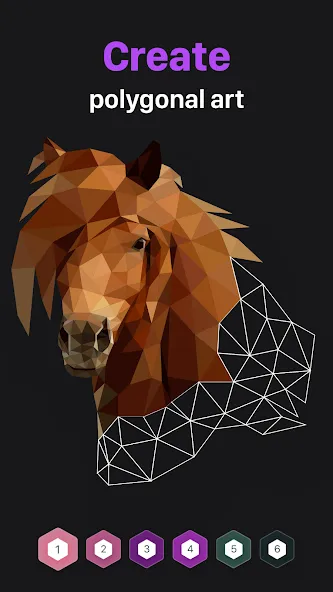 Polygon - Art Coloring Book — скриншот 4 Polygon - Art Coloring Book — скриншот 4