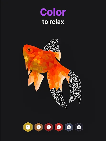 Polygon - Art Coloring Book — скриншот 5
