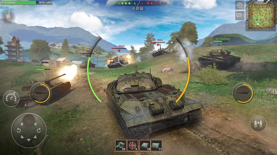 Battle Tanks: Tank Games WW2 — скриншот 5