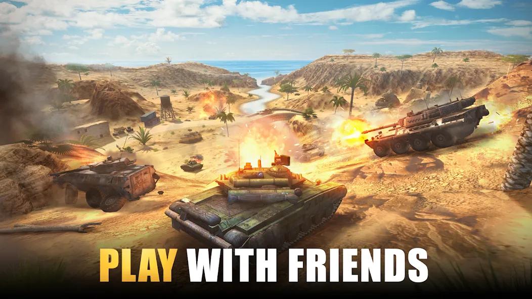 Tank Force: Tank games blitz — скриншот 1