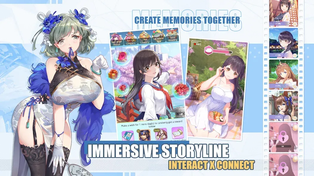 Lost in Paradise:Waifu Connect — скриншот 3