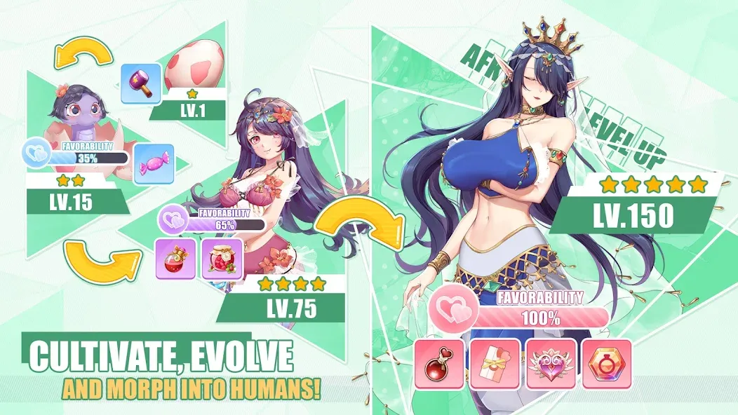 Lost in Paradise:Waifu Connect — скриншот 4