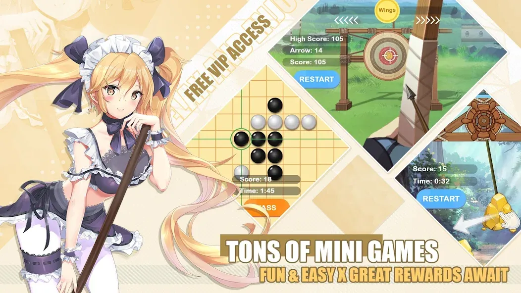 Lost in Paradise:Waifu Connect — скриншот 5