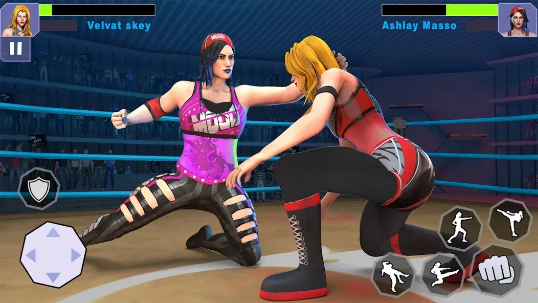 Bad Girls Wrestling Game — скриншот 4