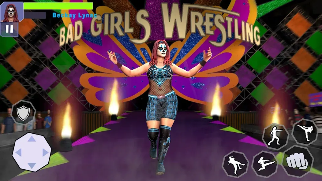 Bad Girls Wrestling Game — скриншот 5