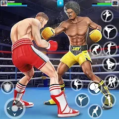 Взломанная Punch Boxing Game: Ninja Fight — Много денег