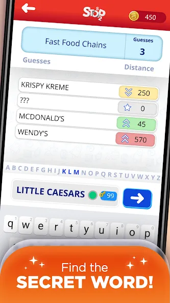 Stop 2 - Word Trivia Game — скриншот 4 Stop 2 - Word Trivia Game — скриншот 4