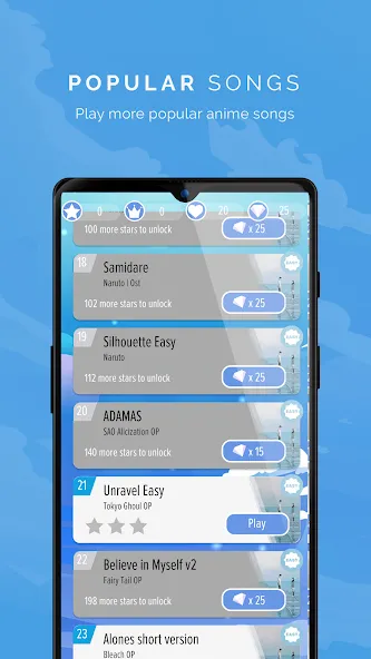 Piano Anime Tiles Music — скриншот 4