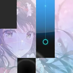 Скачать Piano Anime Tiles Music — MOD на Андроид — Все песни разблокированы