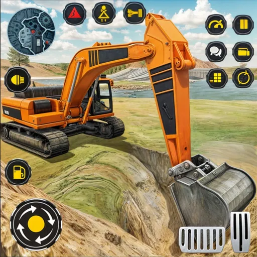 Heavy Excavator Simulator PRO — скриншот 5