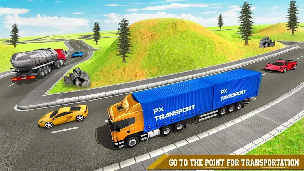 Cargo Transport Truck Driving — скриншот 2