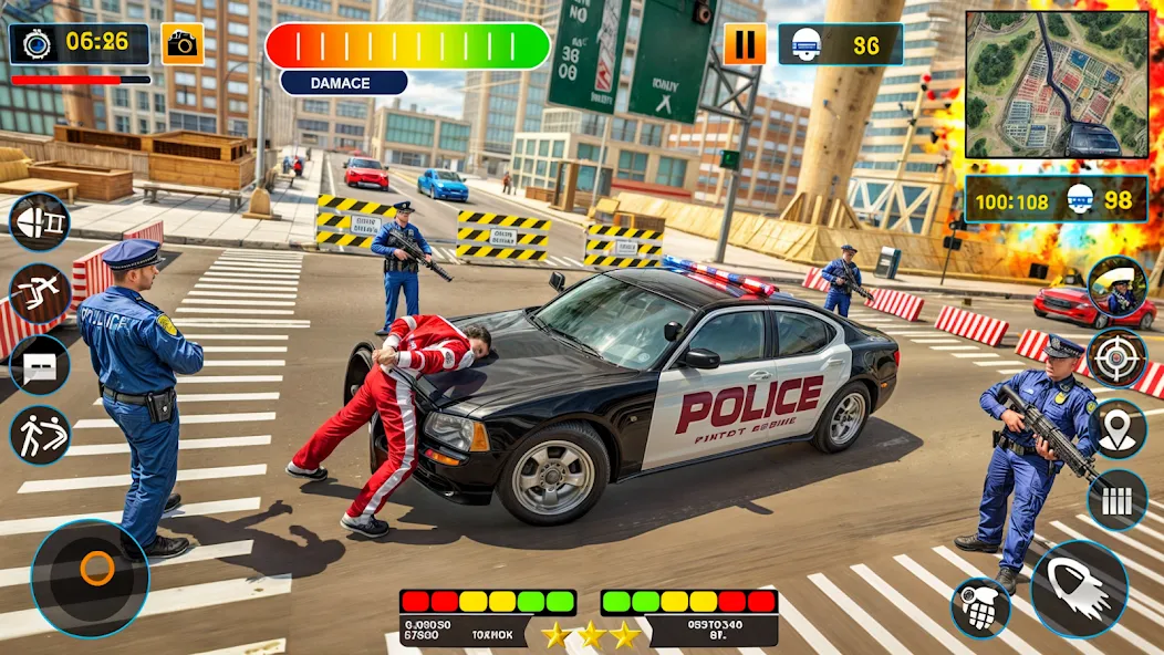 US Police Shooting Crime City — скриншот 3