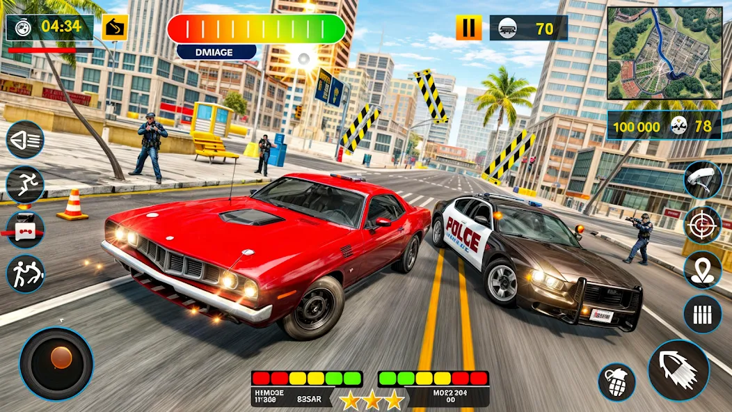US Police Shooting Crime City — скриншот 4