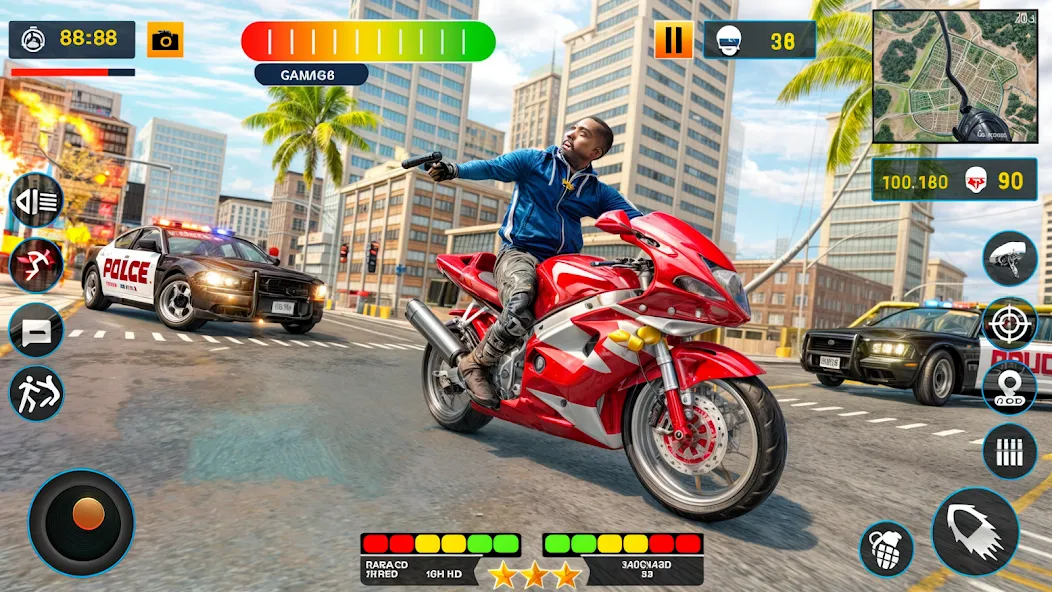 US Police Shooting Crime City — скриншот 5