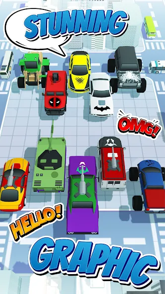 Superhero Car Merge Battle — скриншот 4