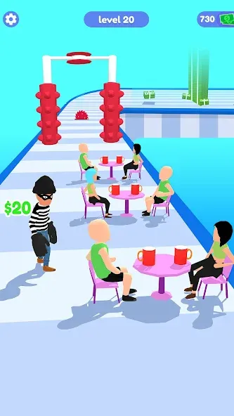 Thief Run Race 3D: Fun Race — скриншот 1 Thief Run Race 3D: Fun Race — скриншот 1