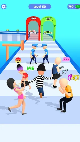 Thief Run Race 3D: Fun Race — скриншот 2 Thief Run Race 3D: Fun Race — скриншот 2