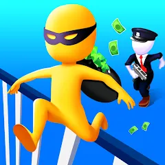 Thief Run Race 3D: Fun Race MOD APK на Android — Много денег