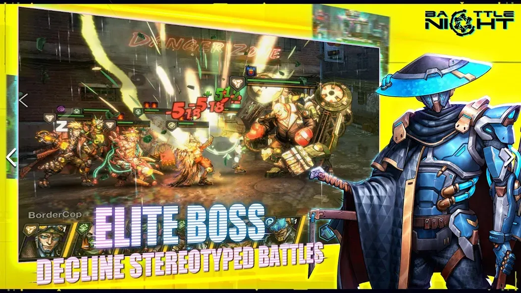 Battle Night: Cyberpunk RPG — скриншот 2