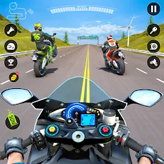Moto Traffic Bike Race Game 3d MOD APK — Много денег