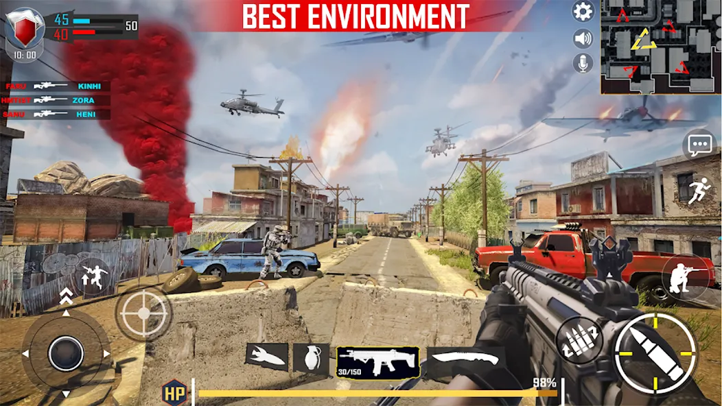 Real Commando FPS Gun Shooting — скриншот 5