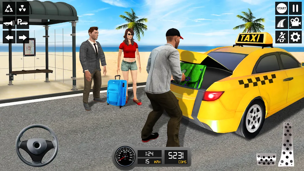 Taxi Simulator 3d Taxi Sim — скриншот 1