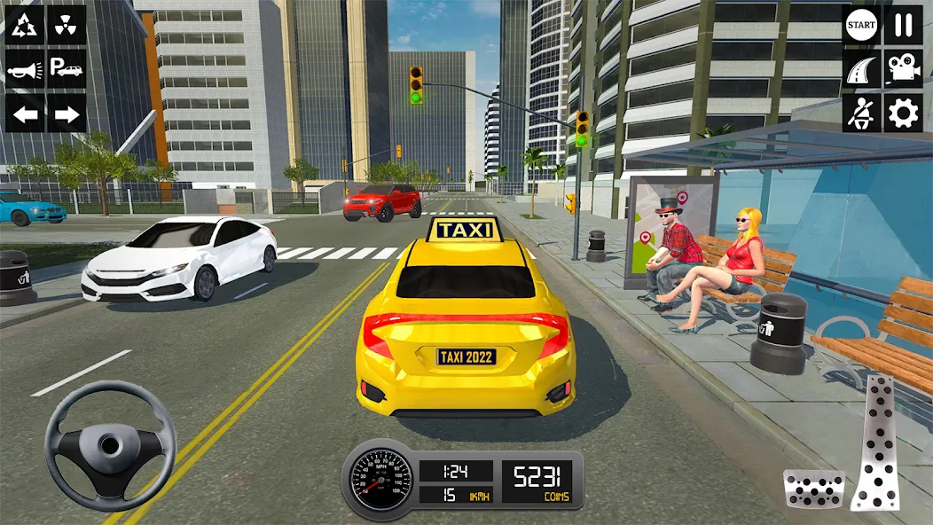 Taxi Simulator 3d Taxi Sim — скриншот 2
