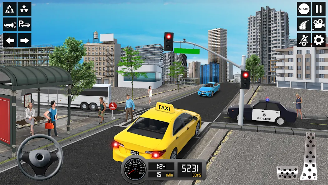 Taxi Simulator 3d Taxi Sim — скриншот 3