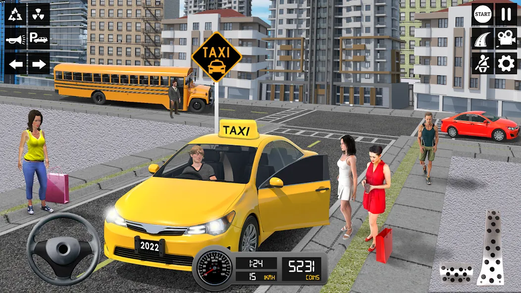 Taxi Simulator 3d Taxi Sim — скриншот 4