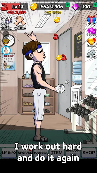 Arm Wrestling Clicker — скриншот 4