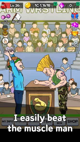 Arm Wrestling Clicker — скриншот 5