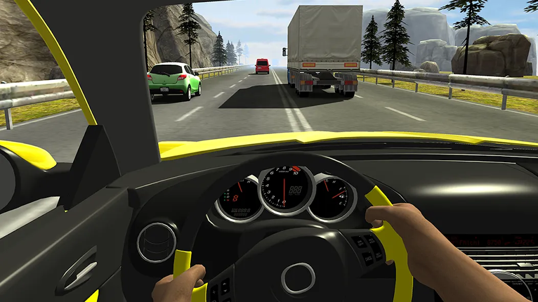 Racing in Car 2 — скриншот 5