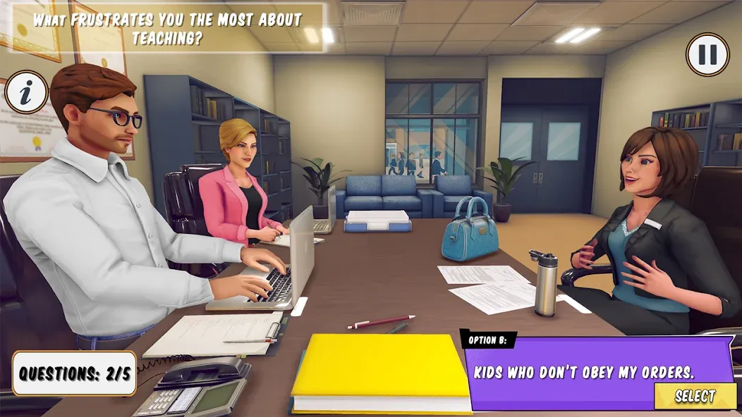 High School Teacher Simulator — скриншот 1