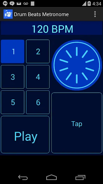 Drum Beats Metronome — скриншот 1