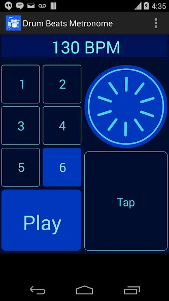Drum Beats Metronome — скриншот 2