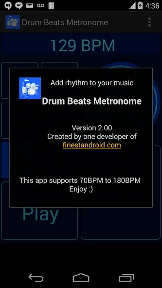 Drum Beats Metronome — скриншот 4