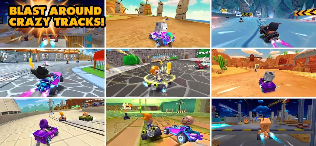 Boom Karts Multiplayer Racing — скриншот 5