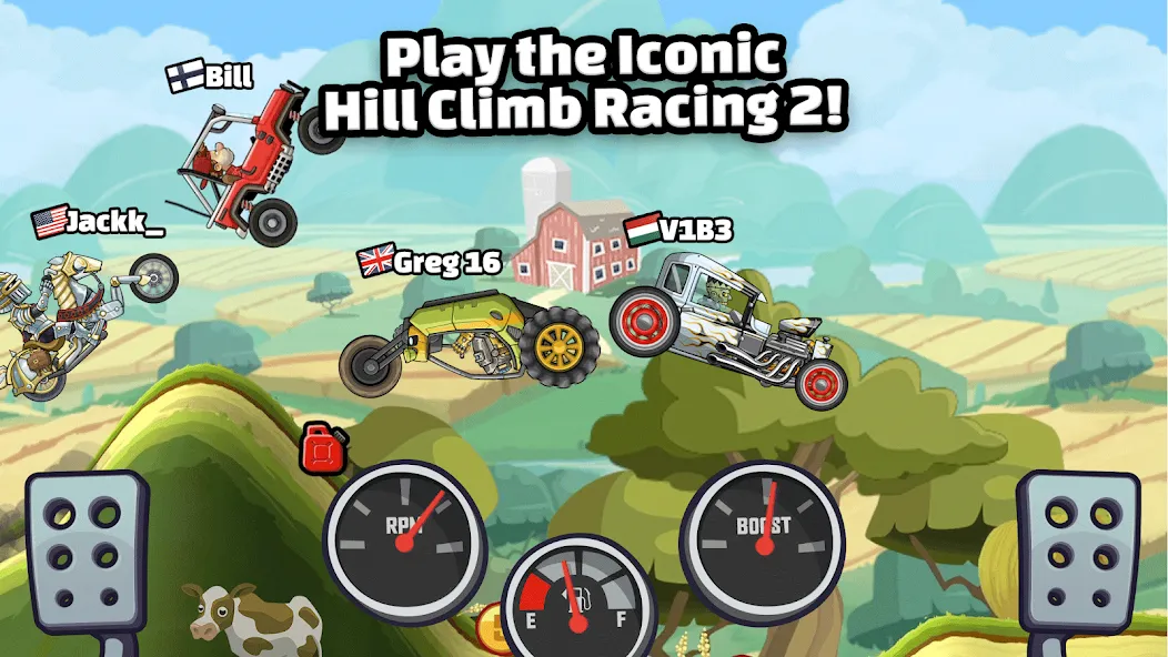 Hill Climb Racing 2 — скриншот 1 Hill Climb Racing 2 — скриншот 1
