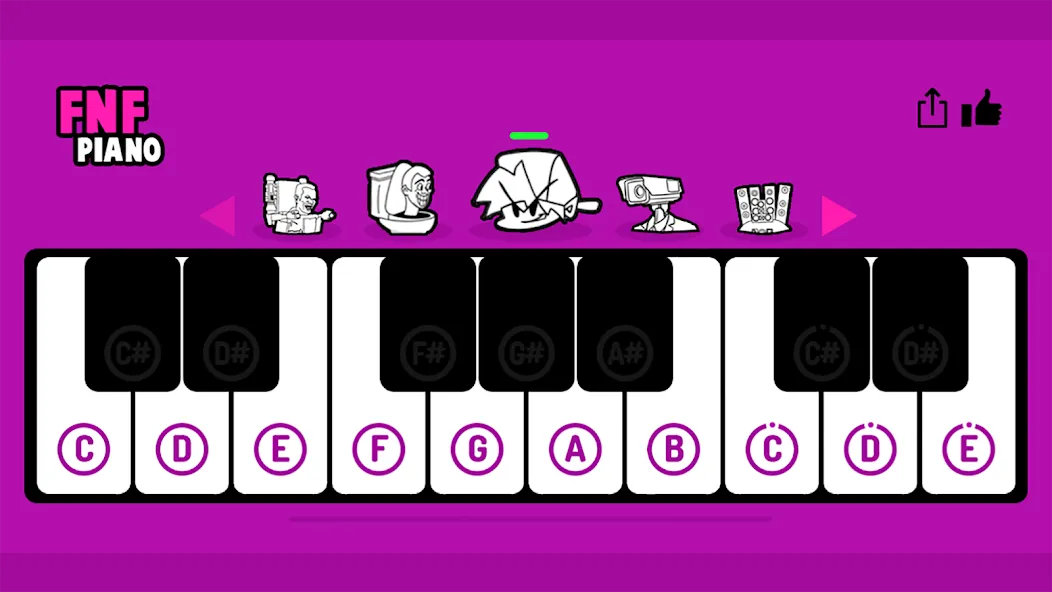 FNF Piano — скриншот 1