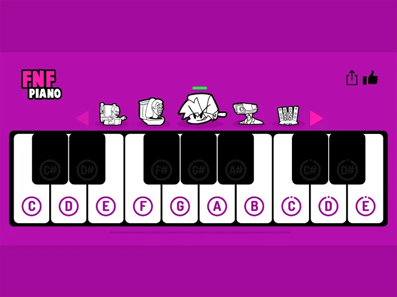 FNF Piano — скриншот 3