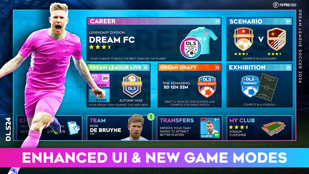 Dream League Soccer 2024 — скриншот 1 Dream League Soccer 2024 — скриншот 1
