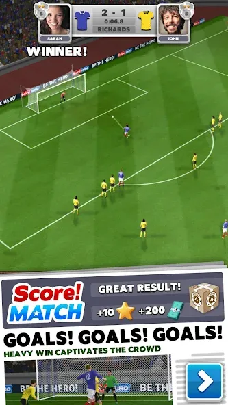 Score! Match - PvP Soccer — скриншот 1