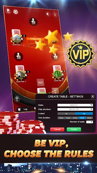 Svara - 3 Card Poker Card Game — скриншот 4