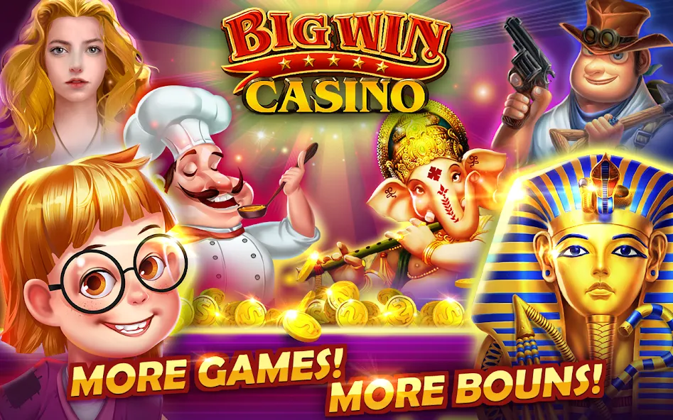 Big Win - Slots Casino — скриншот 1 Big Win - Slots Casino — скриншот 1