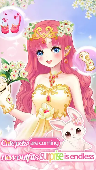 Dream Flower Dressup — скриншот 1