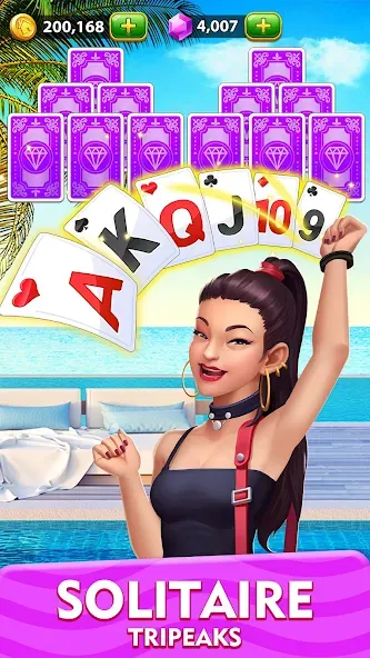 Solitaire Tripeaks Home: Merge — скриншот 5