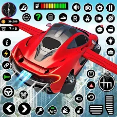 Flying Car Robot Shooting Game на телефон — Много денег