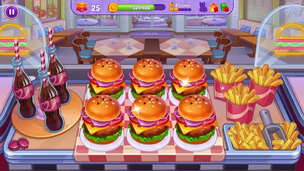Cooking Crush - Cooking Game — скриншот 1 Cooking Crush - Cooking Game — скриншот 1