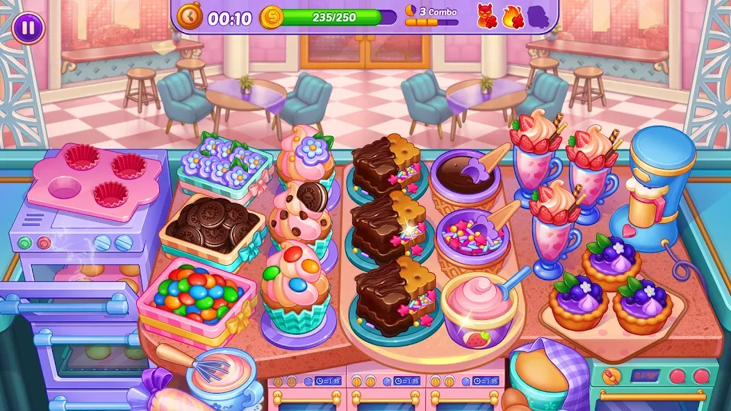 Cooking Crush - Cooking Game — скриншот 3 Cooking Crush - Cooking Game — скриншот 3